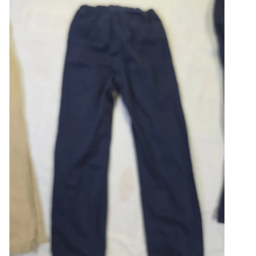 The Childrens Place Boys Chino Pants Lot of 3 Navy Khaki Size 7 School Uniform